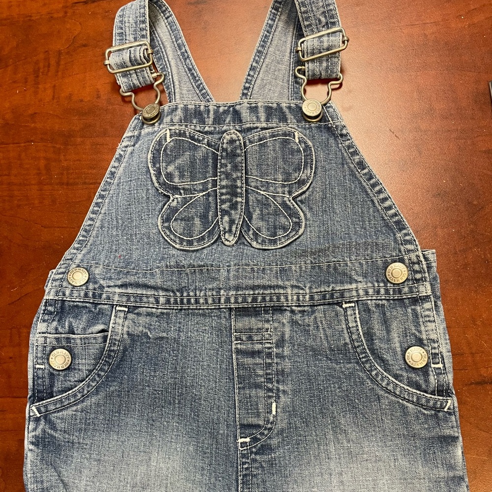 Toddler denim overalls